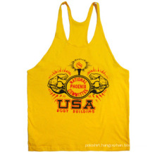 Racerback Plain Gym Tank Tops for Men Y Back Stringer Tank Top Wholesale